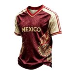 T‑Shirts Men's Loose-Fit Casual Digital-Print T-Shirt (Western Style)