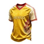 T‑Shirts Men's Loose-Fit Casual Digital-Print T-Shirt (Western Style)