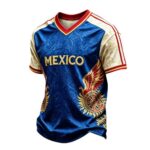 T‑Shirts Men's Loose-Fit Casual Digital-Print T-Shirt (Western Style)