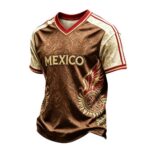 T‑Shirts Men's Loose-Fit Casual Digital-Print T-Shirt (Western Style)