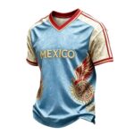 T‑Shirts Men's Loose-Fit Casual Digital-Print T-Shirt (Western Style)
